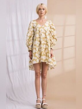 Lena Floral Babydoll Dress